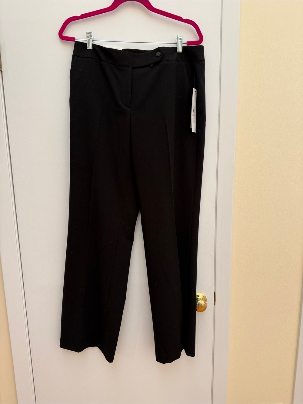 Calvin Klein Black Women's Straight-Leg Trousers